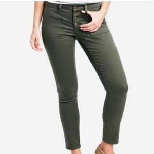 Universal Thread High Rise Skinny: Dark Green - Sz 2